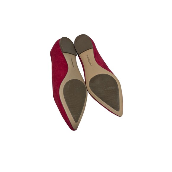 Hush Puppies Hazel Pointe Dark Magenta Suede Flats HW06810-601 - Picture 5 of 5